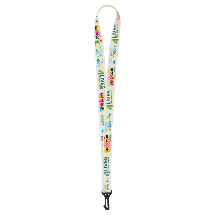 Super Soft Polyester Multi-Color Sublimation Lanyard (Overseas Production 8-10 Weeks)